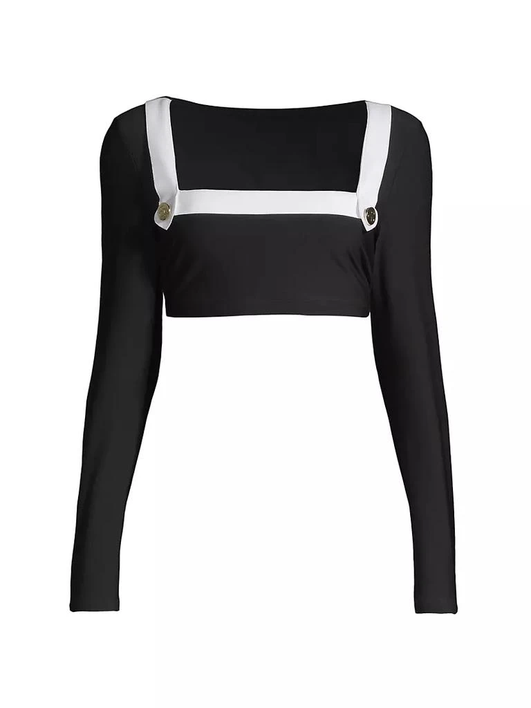 商品Stylest|Fluid Jersey Crop Bikini Top,价格¥1484,第1张图片