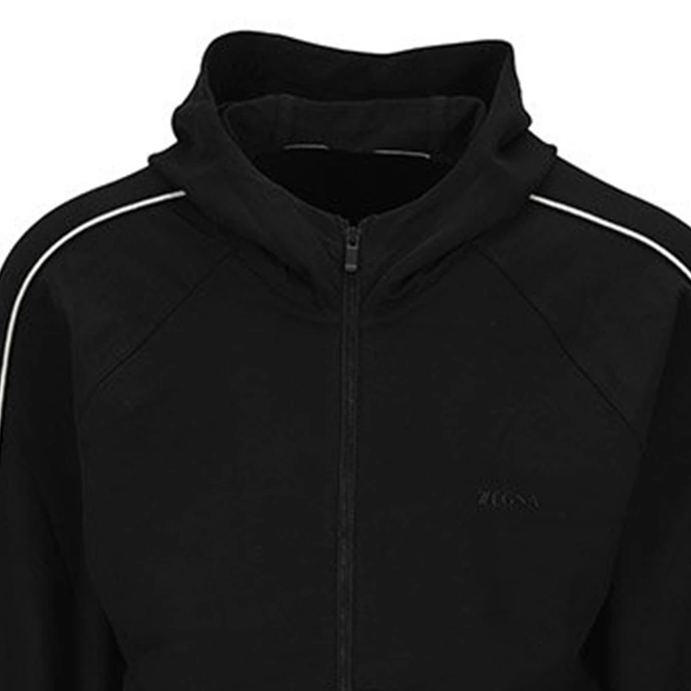 Z Zegna 黑色男士卫衣/帽衫 VU451-Z859-K09 商品