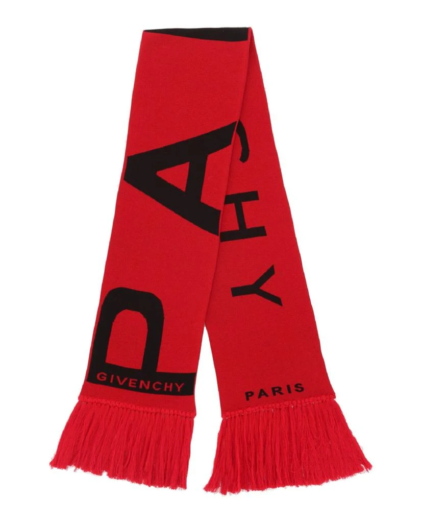 商品Givenchy|Logo Fringe Football Scarf,价格¥1122,第2张图片详细描述