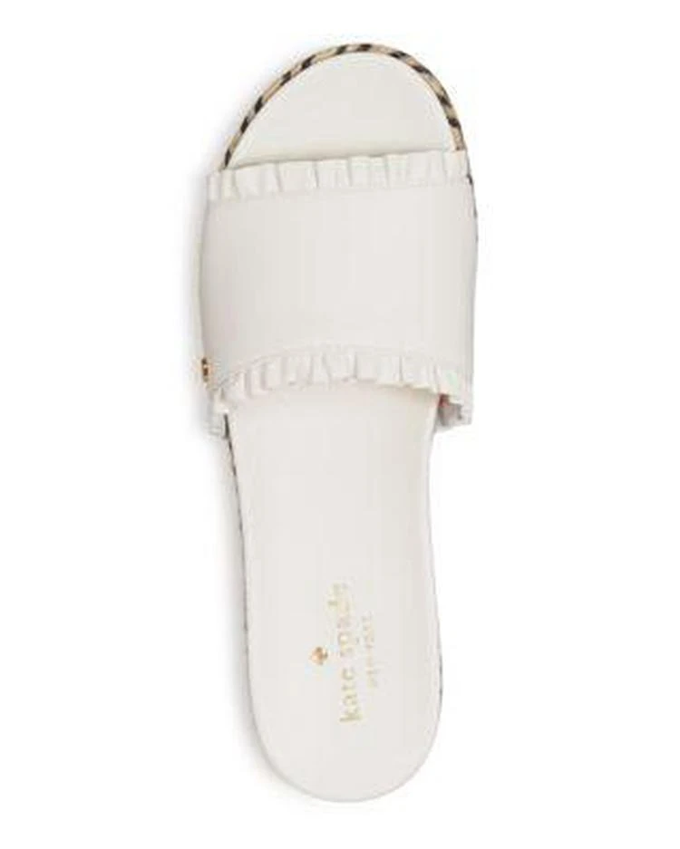 商品Kate Spade|Women's Zahara Leather Slide Sandals,价格¥574,第3张图片详细描述