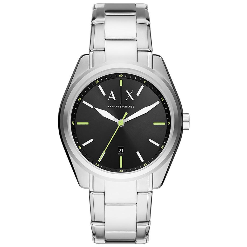 商品Armani Exchange|Armani Exchange Men's Black dial Watch,价格¥1069,第1张图片