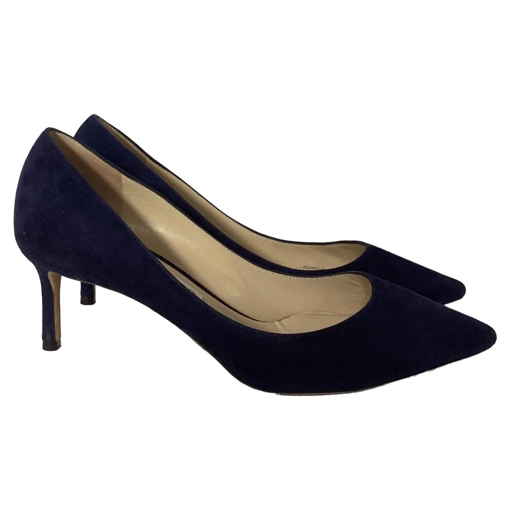商品[二手商品] Jimmy Choo|Romy 60 Pumps in Navy Blue Suede,价格¥1891,第1张图片
