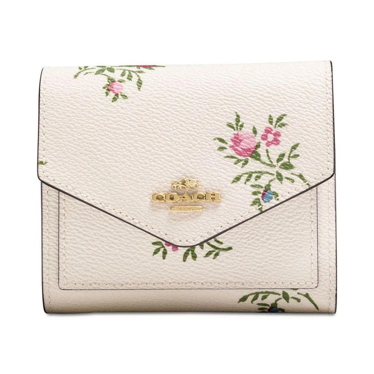 商品Coach|Small Wallet with Cross Stitch Floral Print,价格¥440,第1张图片