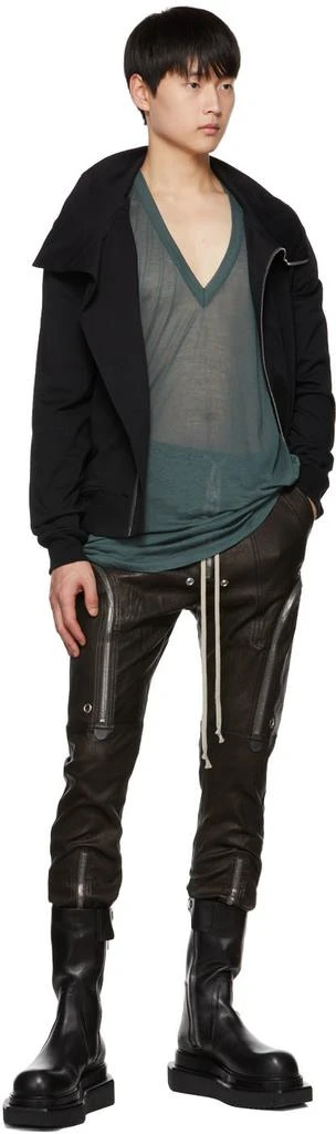 商品Rick Owens|Black Bauhaus Leather Pants,价格¥12406,第4张图片详细描述