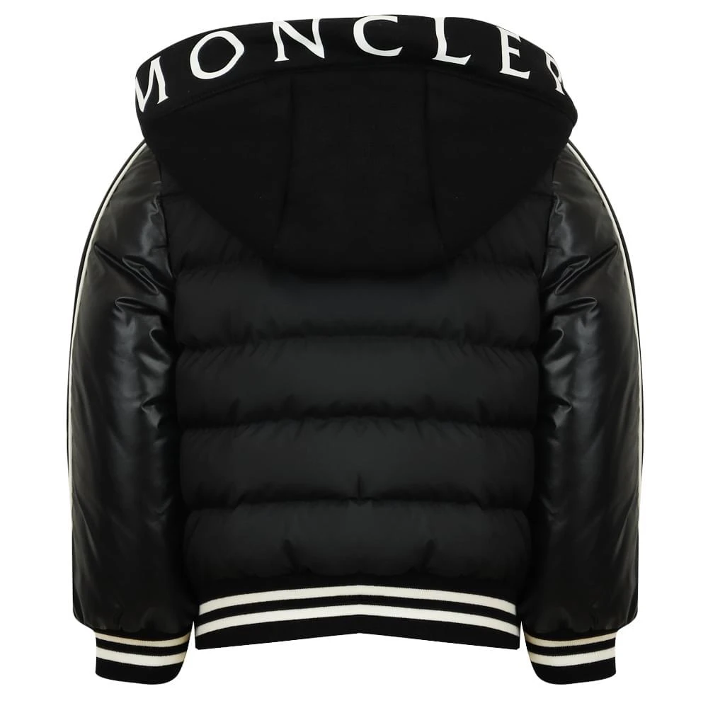 商品Moncler|Black Merih Bomber Jacket,价格¥3664,第5张图片详细描述