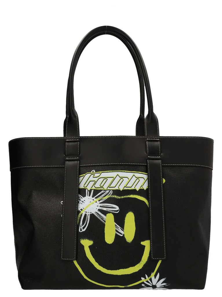 商品Ganni|Ganni Logo Print Shopping Bag,价格¥2345,第1张图片