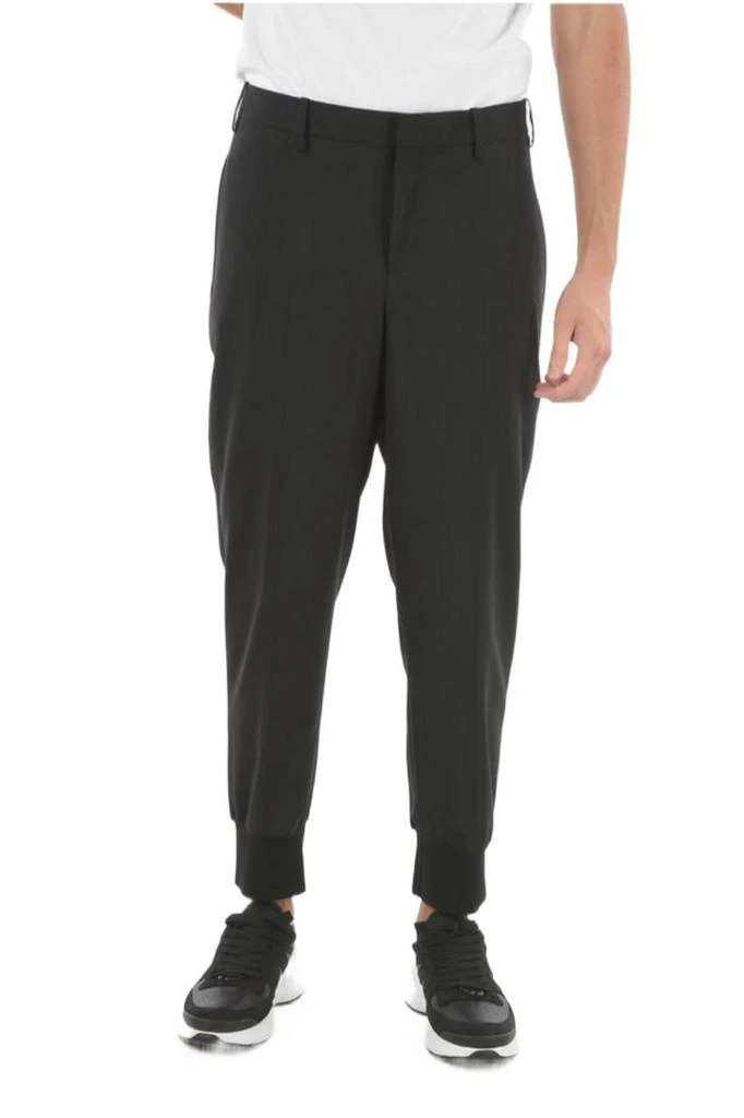 商品Neil Barrett|Neil barrett men's black other materials pants,价格¥2242,第1张图片