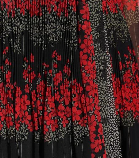 商品RED Valentino|REDValentino花卉褶裥中长连衣裙,价格¥6201,第4张图片详细描述