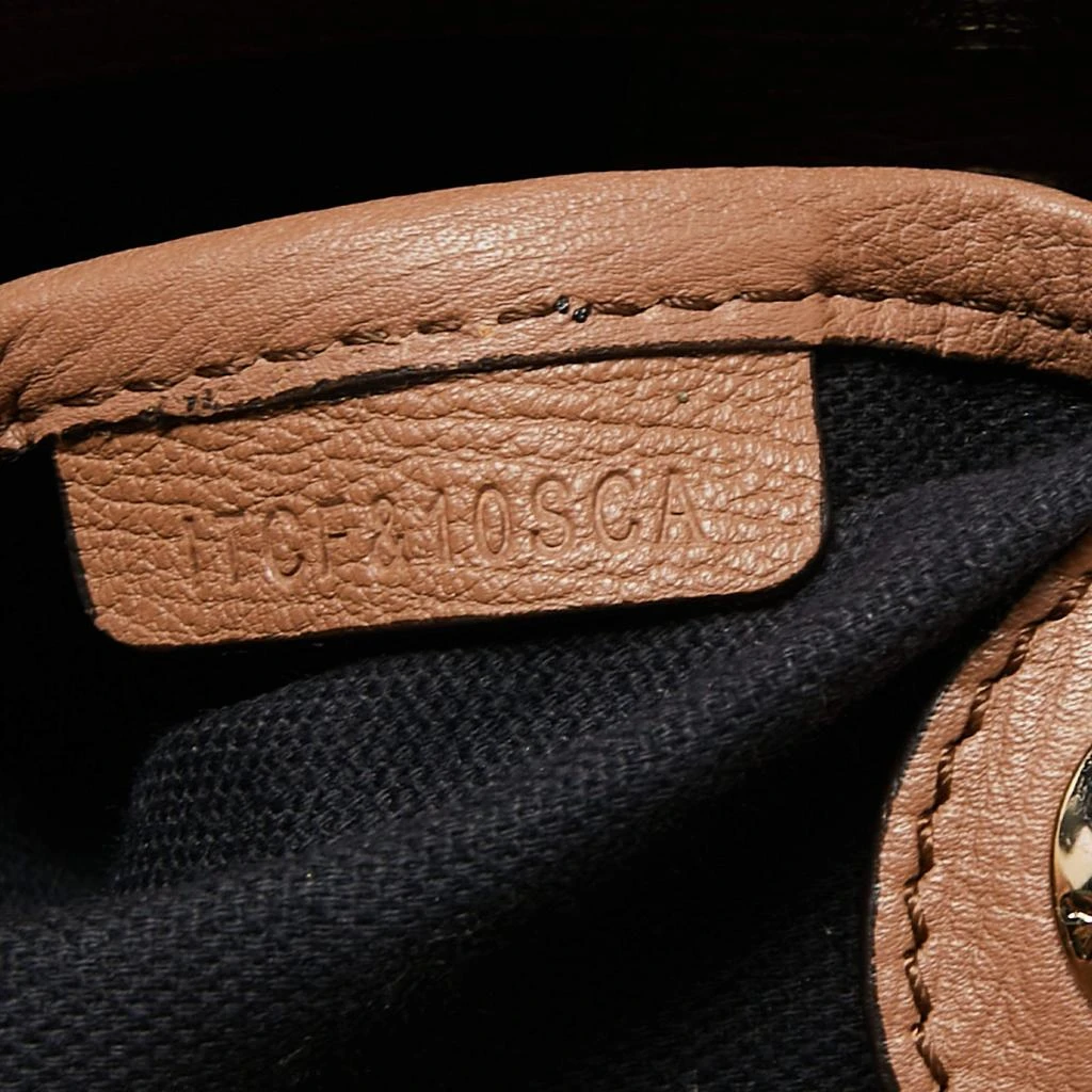 Burberry Brown Leather and House Check Canvas Medium Banner Tote 商品