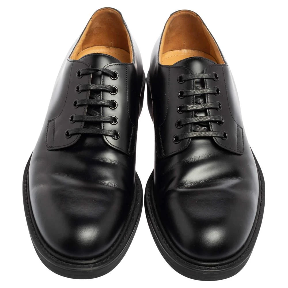 商品[二手商品] Louis Vuitton|Louis Vuitton Black Leather Lace-Up Derby Size 41.5 ,价格¥3119,第3张图片详细描述