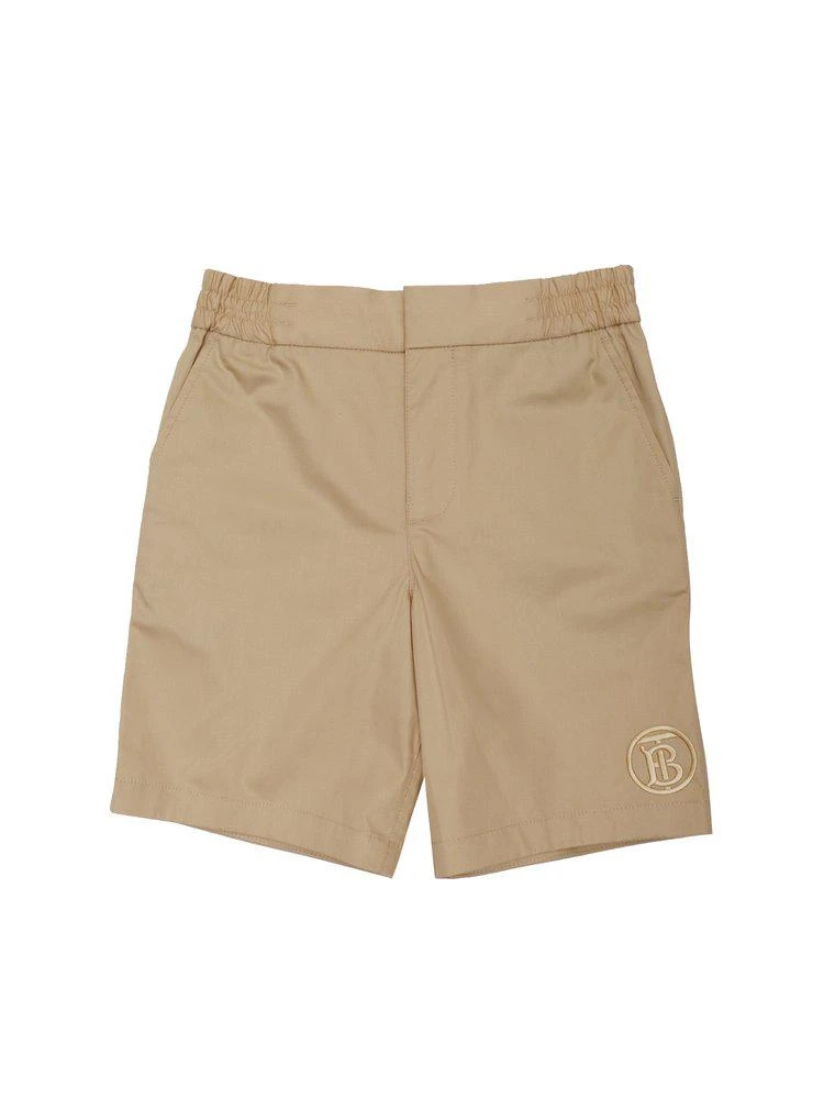 商品Burberry|Burberry Kids Logo Embroidered Track Shorts,价格¥980,第1张图片