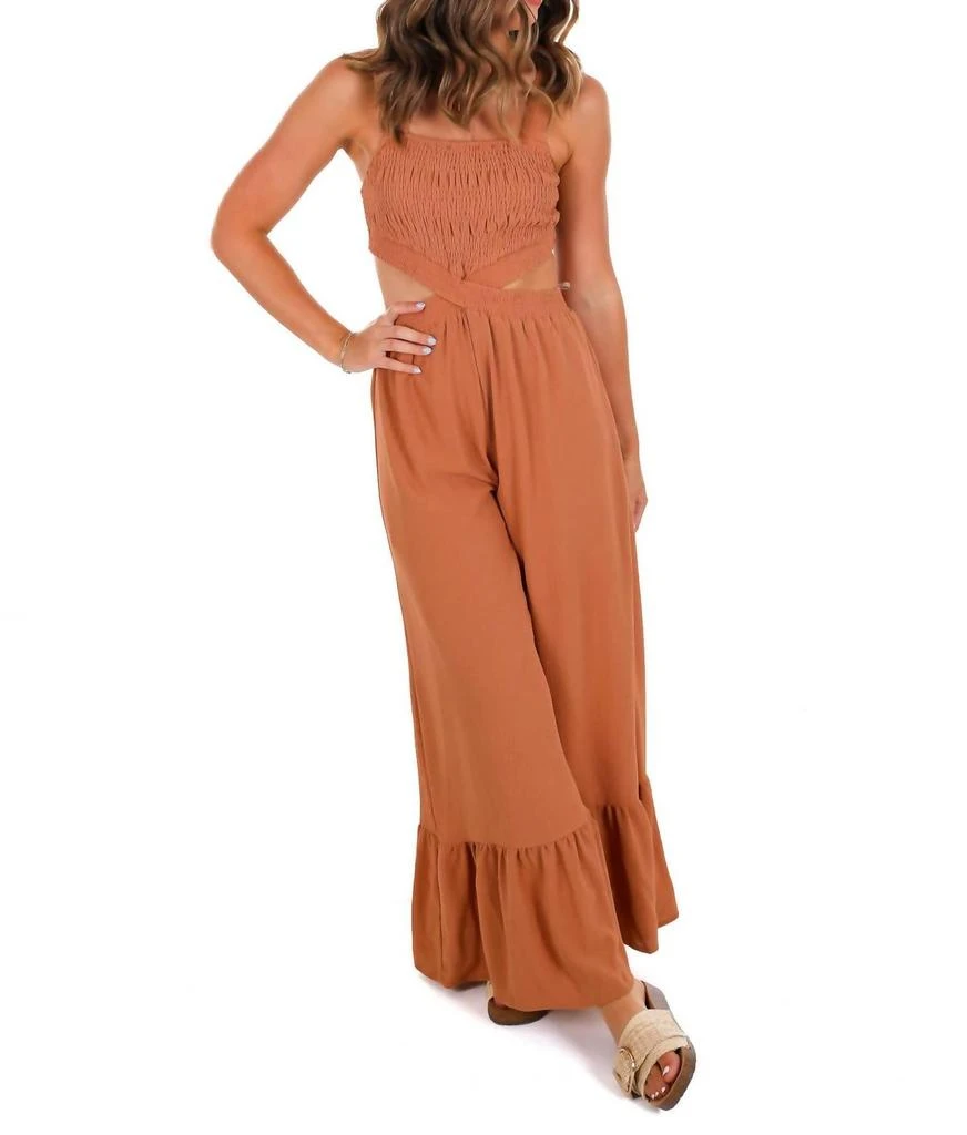 商品Illa Illa|To Each Their Own Jumpsuit In Almond,价格¥322,第2张图片详细描述