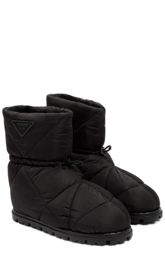 商品Prada|Prada Logo Patch Puffer Boots,价格¥4137,第4张图片详细描述