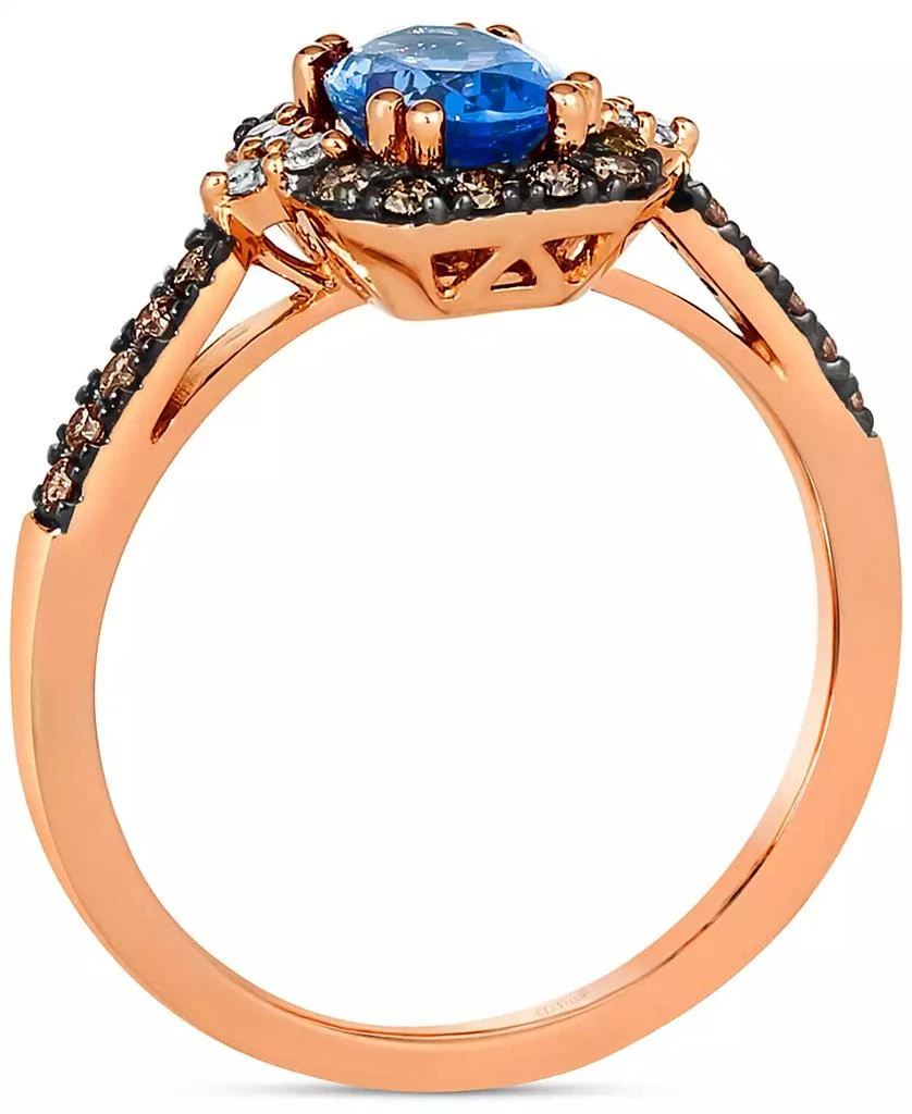 商品Le Vian|Blueberry Tanzanite (3/4 ct. t.w.) & Diamond (1/4 ct. t.w.) in 14k Rose Gold,价格¥9208,第2张图片详细描述
