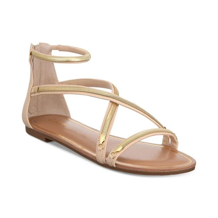 商品Bar III|Victoria Strappy Flat Sandals, Created for Macy's,价格¥154,第2张图片详细描述