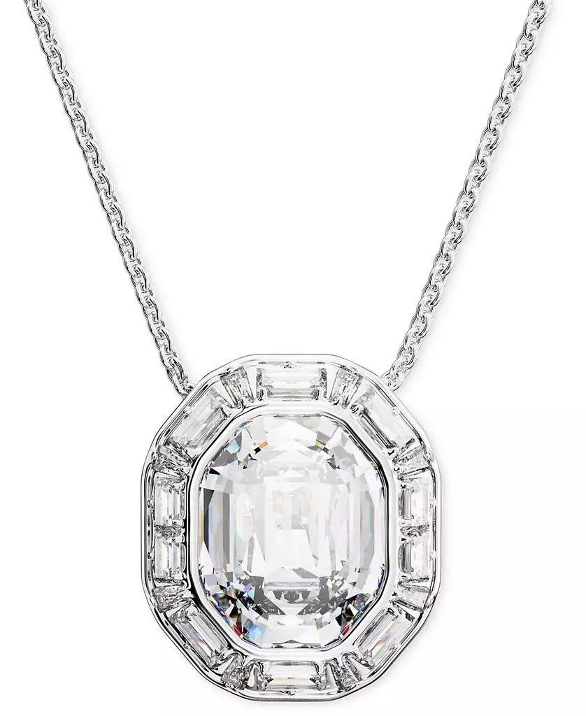 商品Swarovski|Mesmera Silver-Tone Crystal Pendant Slider Necklace, 29-1/2",价格¥1750,第1张图片