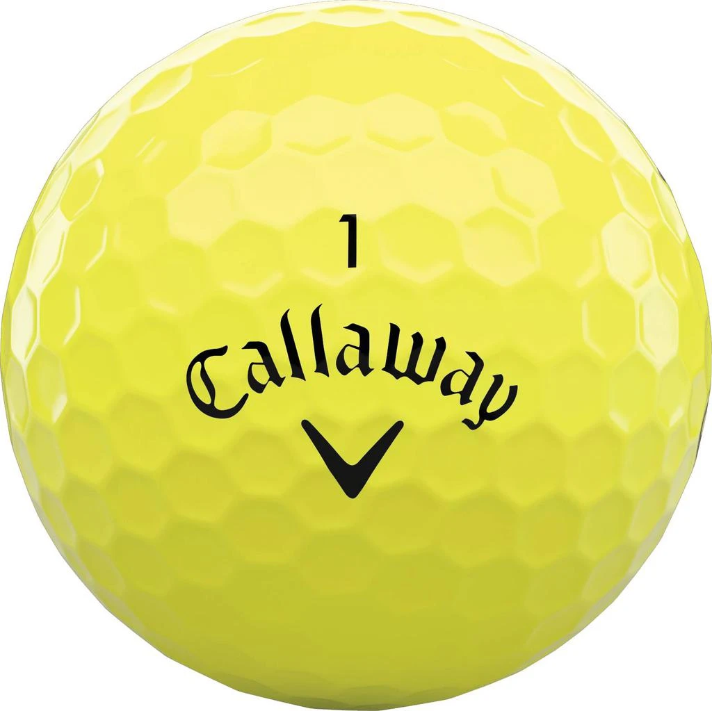 商品Callaway|Callaway 2021 Supersoft MAX Gloss Yellow Golf Balls,价格¥206,第2张图片详细描述