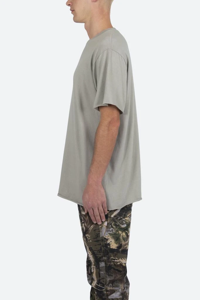 商品MNML|Raw Edge Tee - Olive,价格¥121,第3张图片详细描述