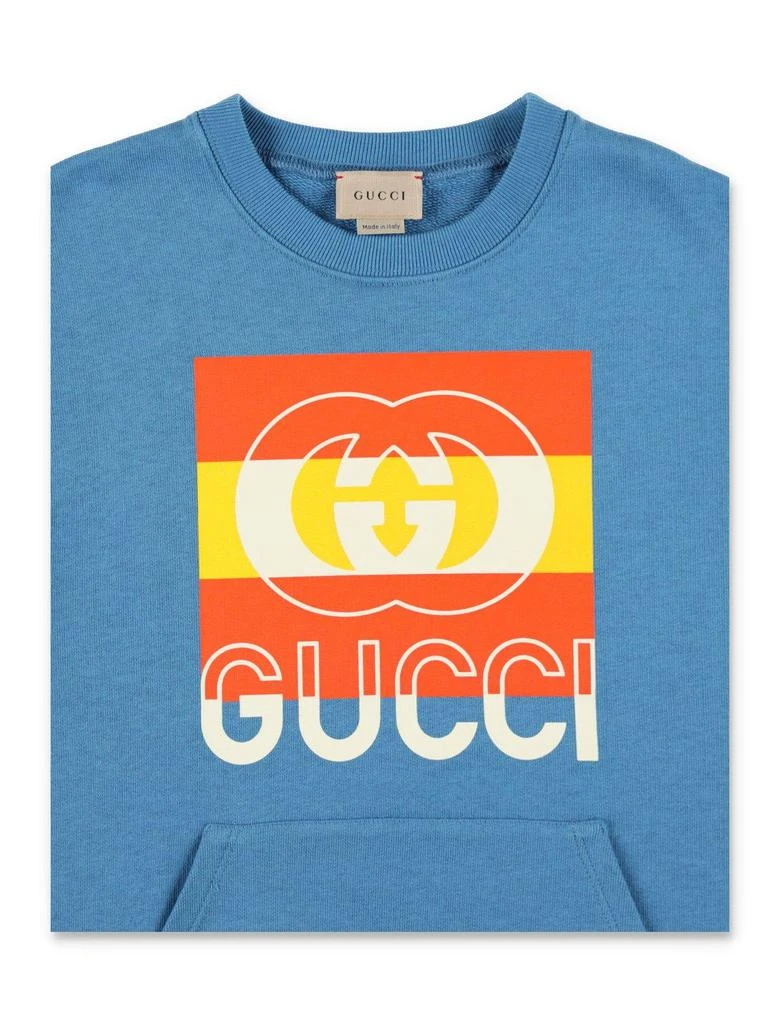 商品Gucci|Logo Printed Crewneck Sweatshirt,价格¥1932,第3张图片详细描述