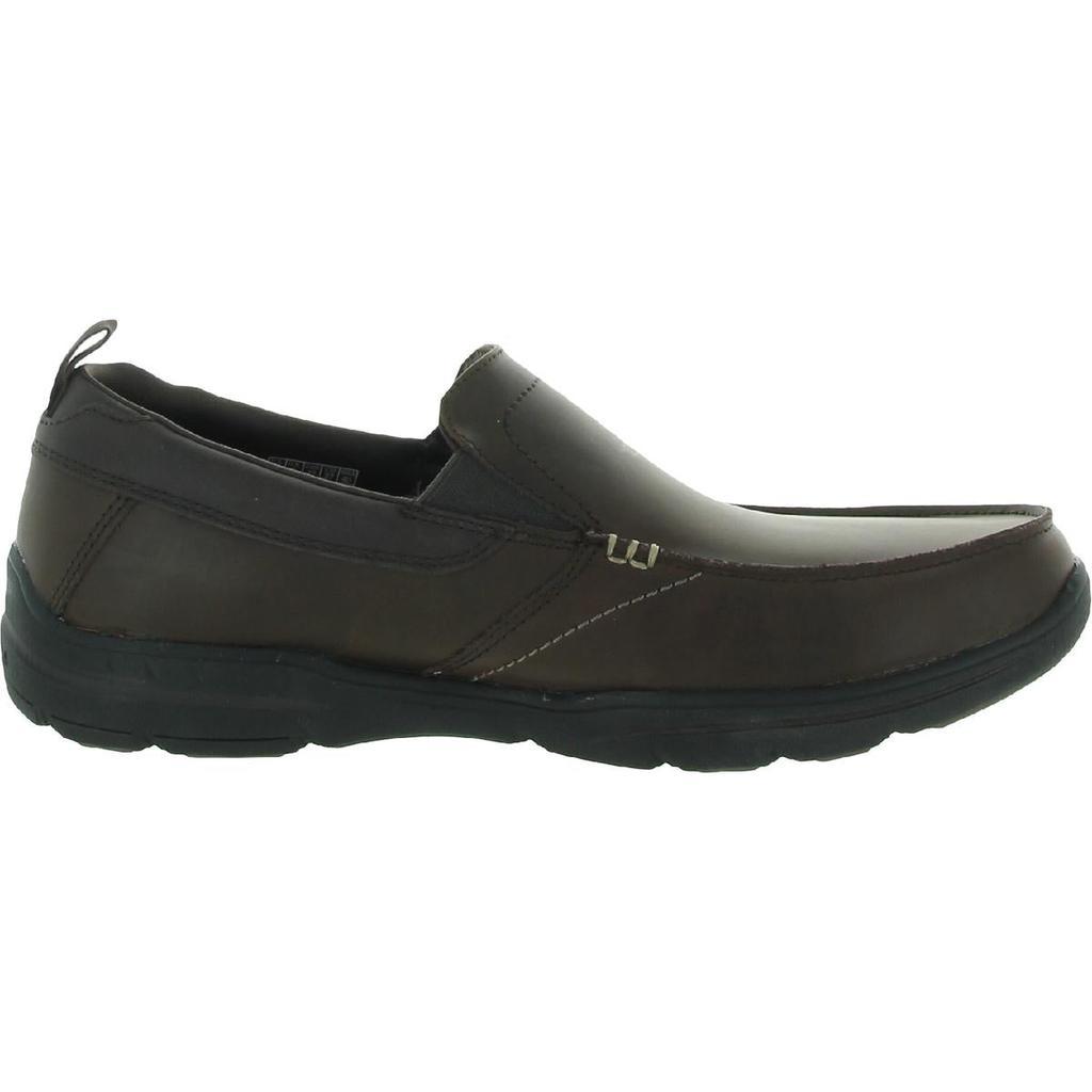 商品SKECHERS|Skechers Mens Leather Memory Foam Slip-On Shoes,价格¥254,第5张图片详细描述