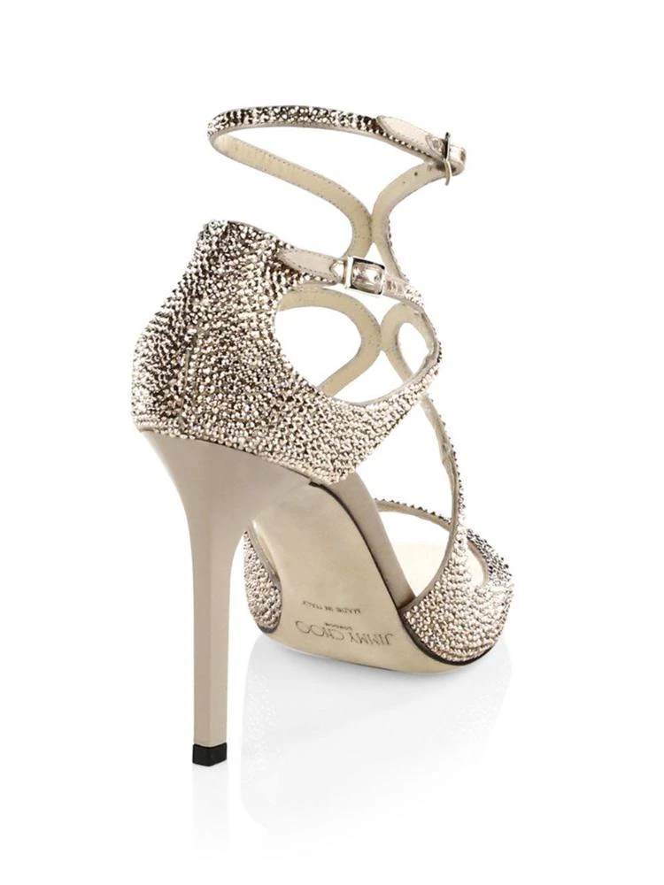 商品Jimmy Choo|Lang Metallic Embellished Heels,价格¥6280,第2张图片详细描述