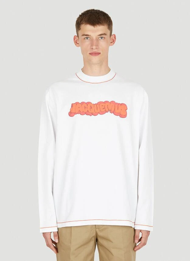 商品Jacquemus|Le T-Shirt Pate A Modeler Long Sleeve T-Shirt in White,价格¥602,第1张图片