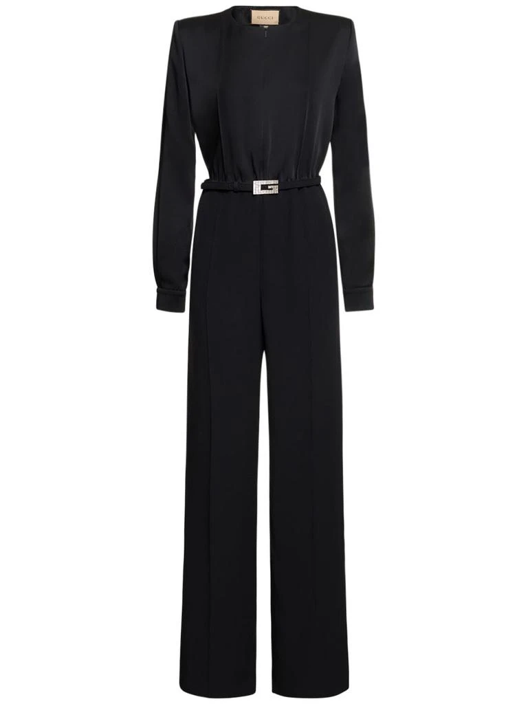 商品Gucci|Viscose Blend Jumpsuit,价格¥35154,第1张图片