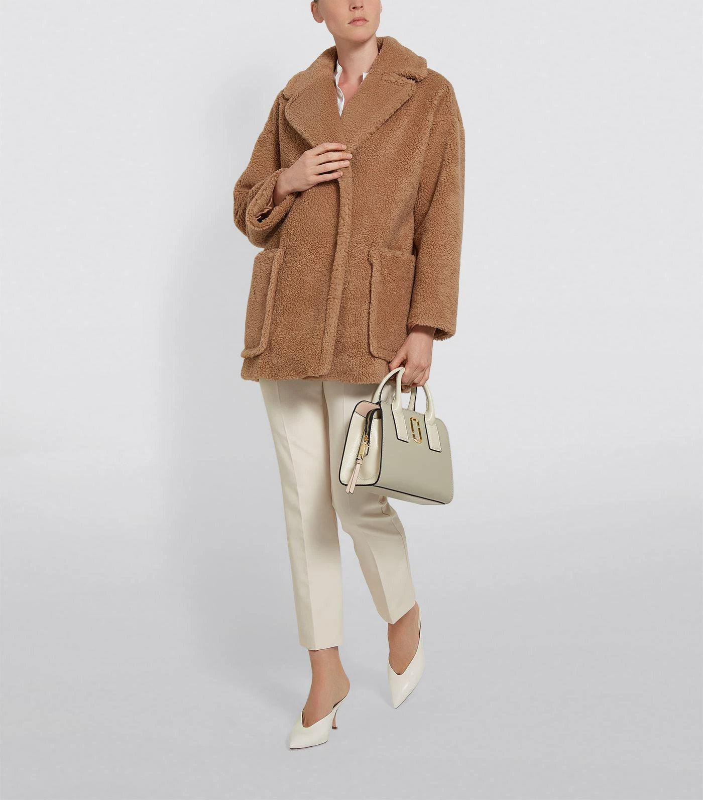 商品Max Mara|Affine Teddy Coat,价格¥7040,第4张图片详细描述