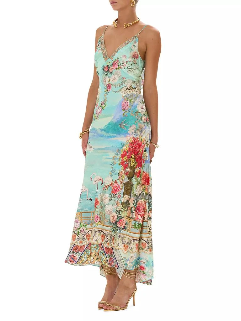 商品Camilla|Floral Silk Maxi Slipdress,价格¥6365,第2张图片详细描述