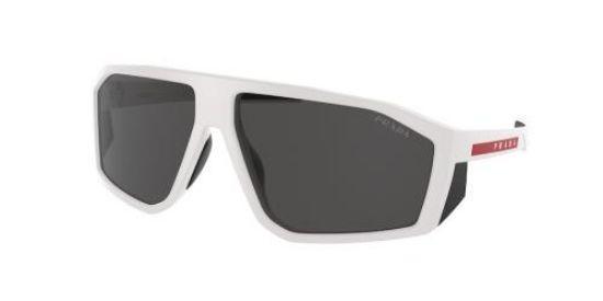 商品Prada|Dark Grey Irregular Mens Sunglasses PS 08WS AAI06F 67,价格¥708,第1张图片