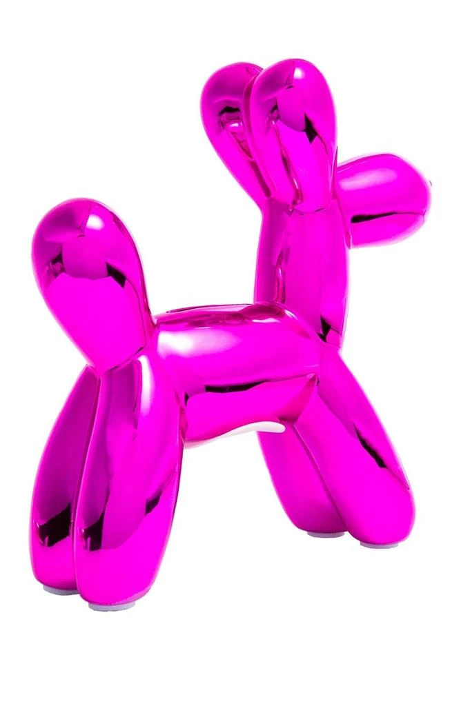 商品INTERIOR ILLUSIONS|Plus Hot Pink Mini Balloon Dog Bank - 7.5" Tall,价格¥263,第2张图片详细描述