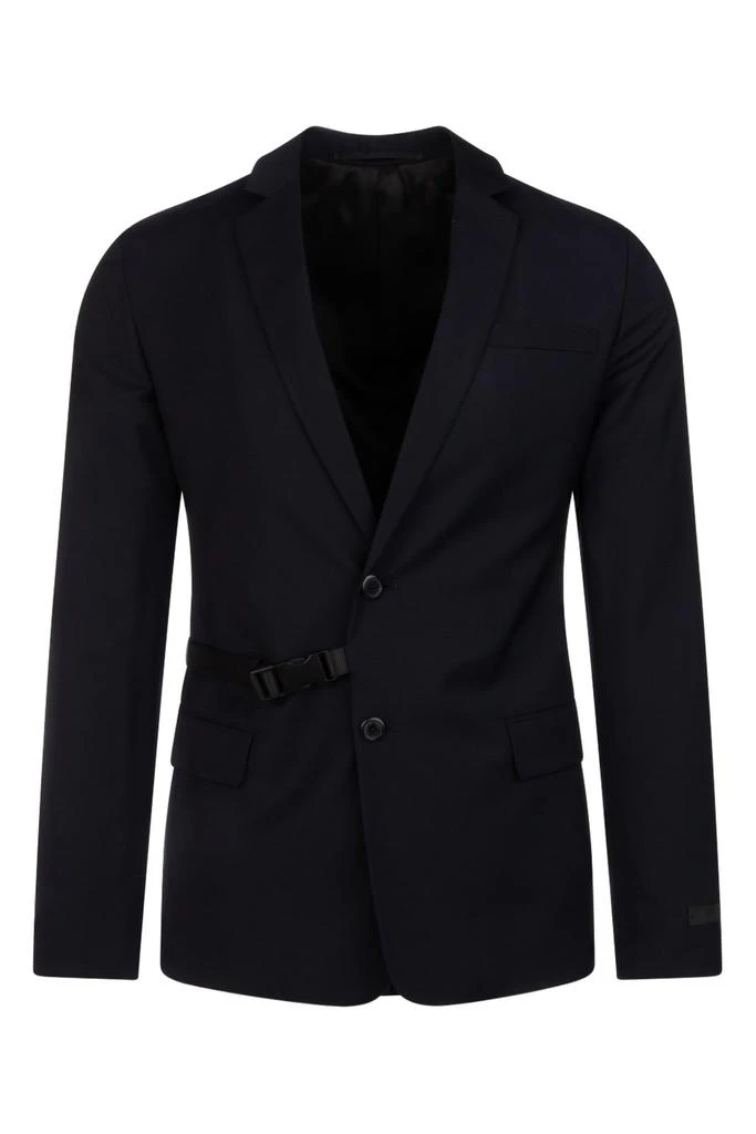 商品Prada|Prada Buckle-Clip Detail Buttoned Blazer,价格¥6824,第1张图片