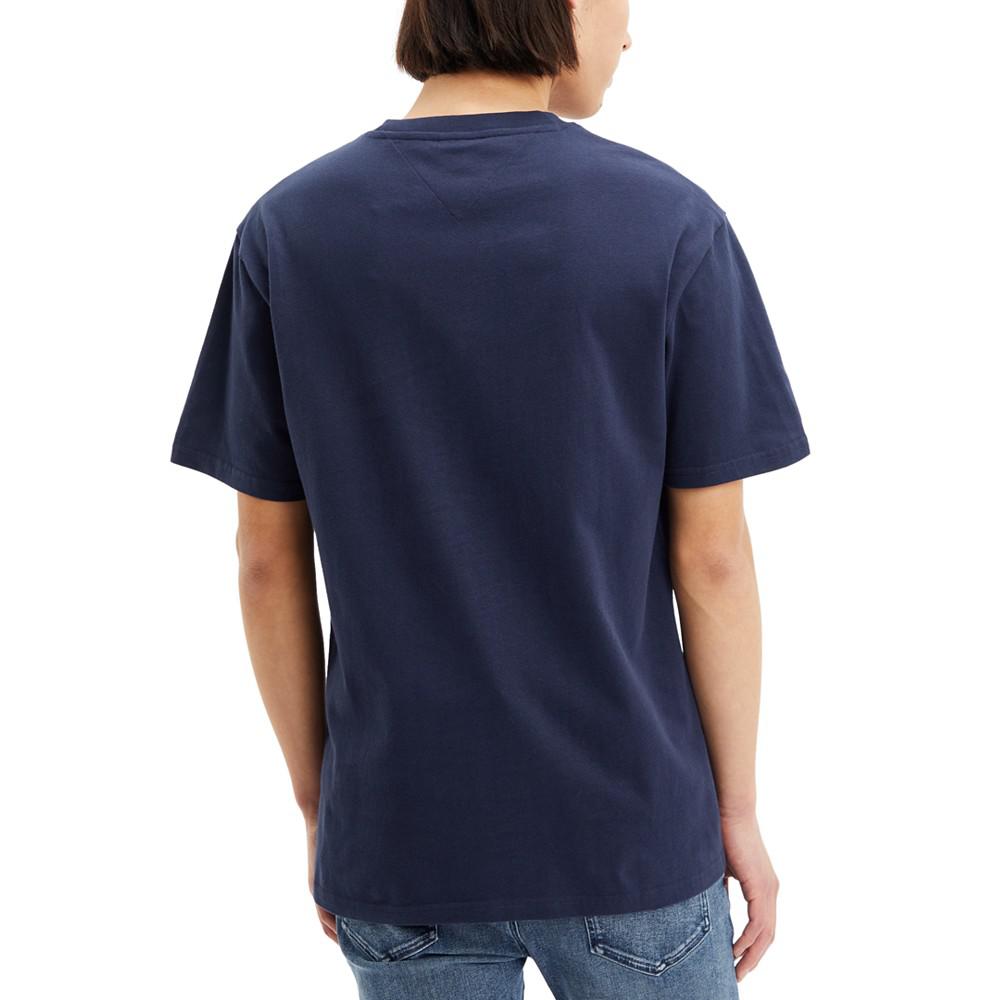 Tommy Jean's Men's Split Hem Flag T-Shirt商品第2张图片规格展示