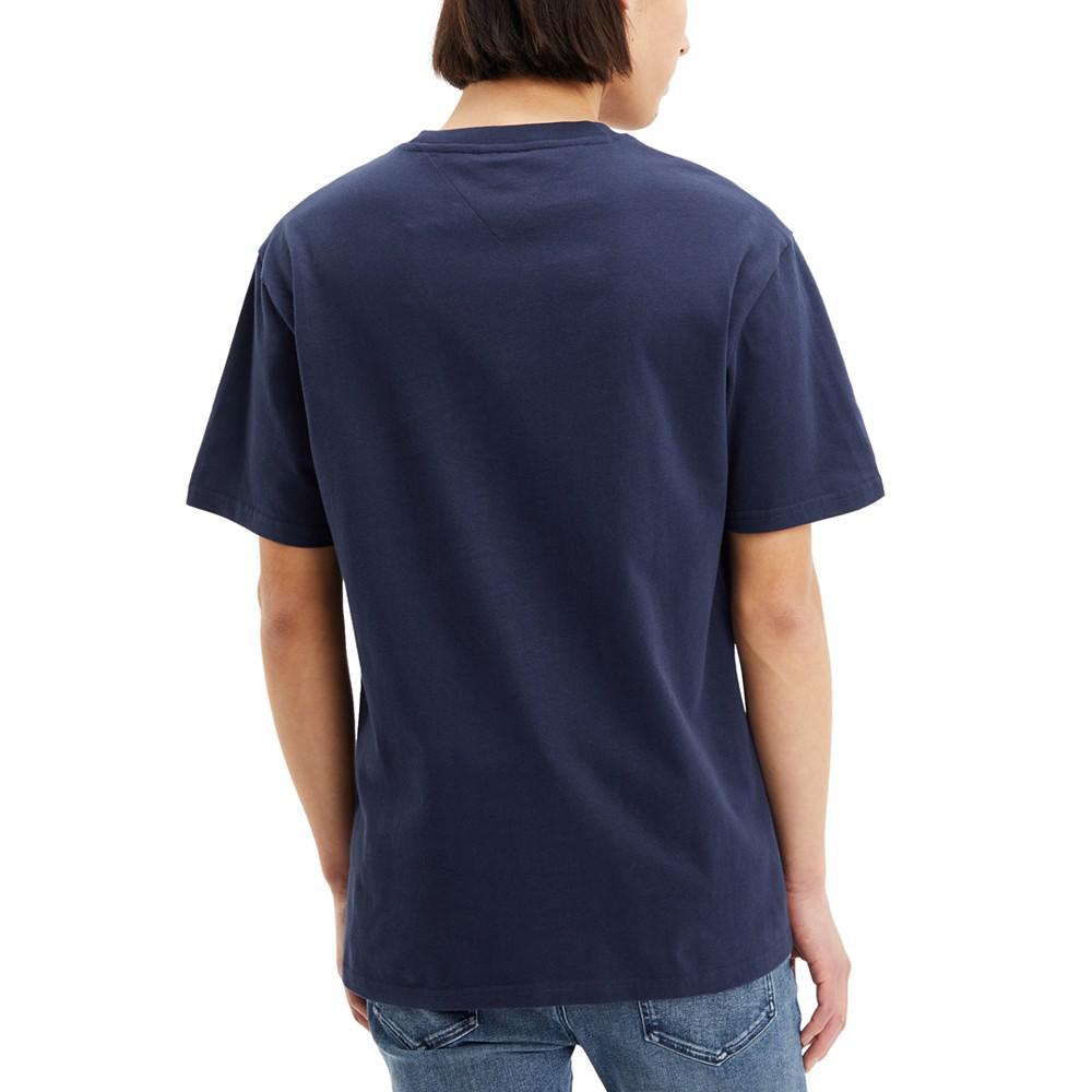 商品Tommy Hilfiger|Tommy Jean's Men's Split Hem Flag T-Shirt,价格¥296,第4张图片详细描述