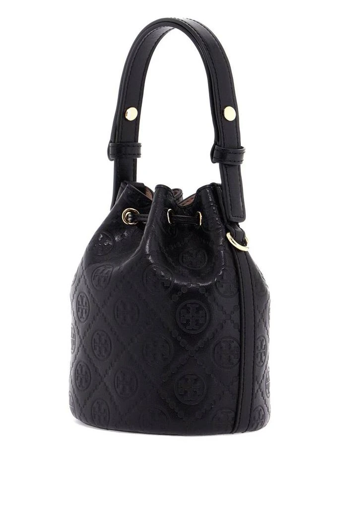 商品Tory Burch|mini t monogram leather bucket bag,价格¥3310,第2张图片详细描述