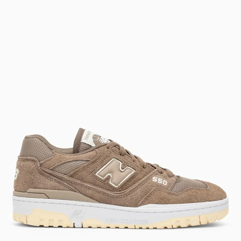 商品New Balance|Low 550 beige suede trainer,价格¥838,第1张图片