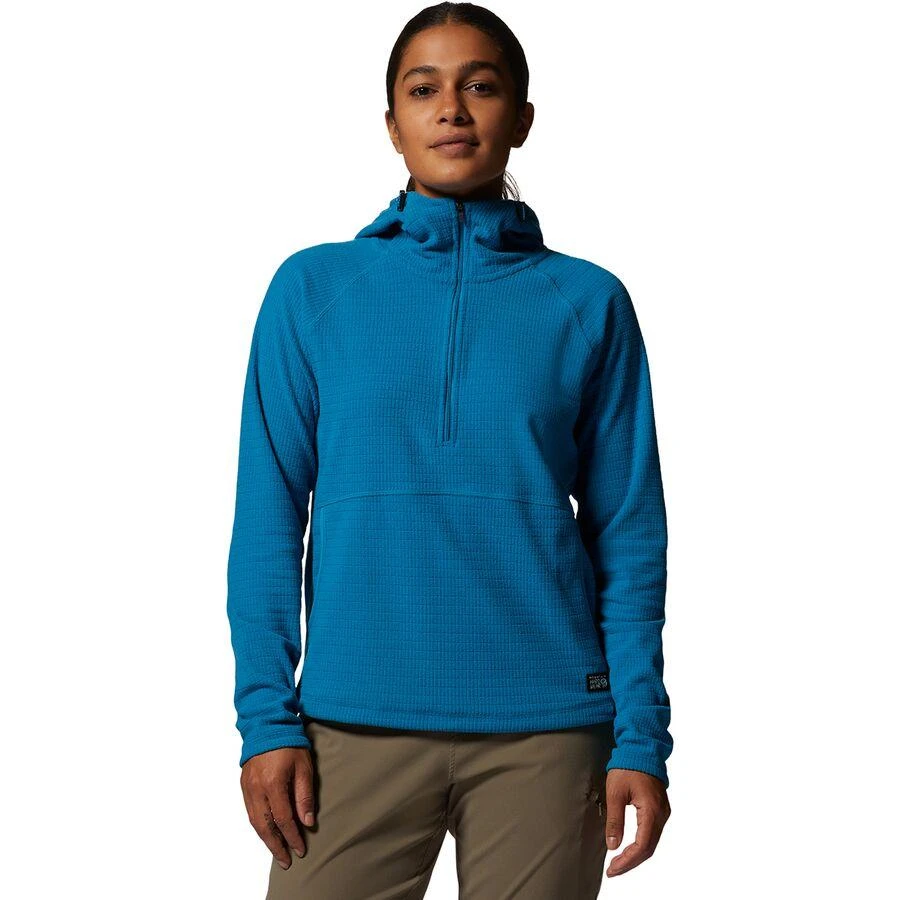 商品Mountain Hardwear|Summit Grid 1/2-Zip Hoodie - Women's,价格¥297,第1张图片