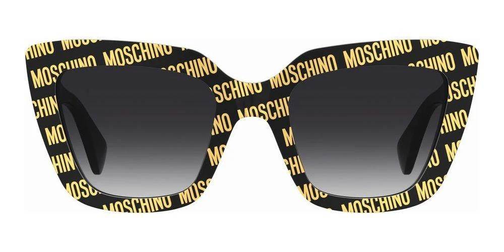 商品Moschino|Moschino Eyewear Allover Logo Cat Eye Frame Sunglasses,价格¥915,第1张图片