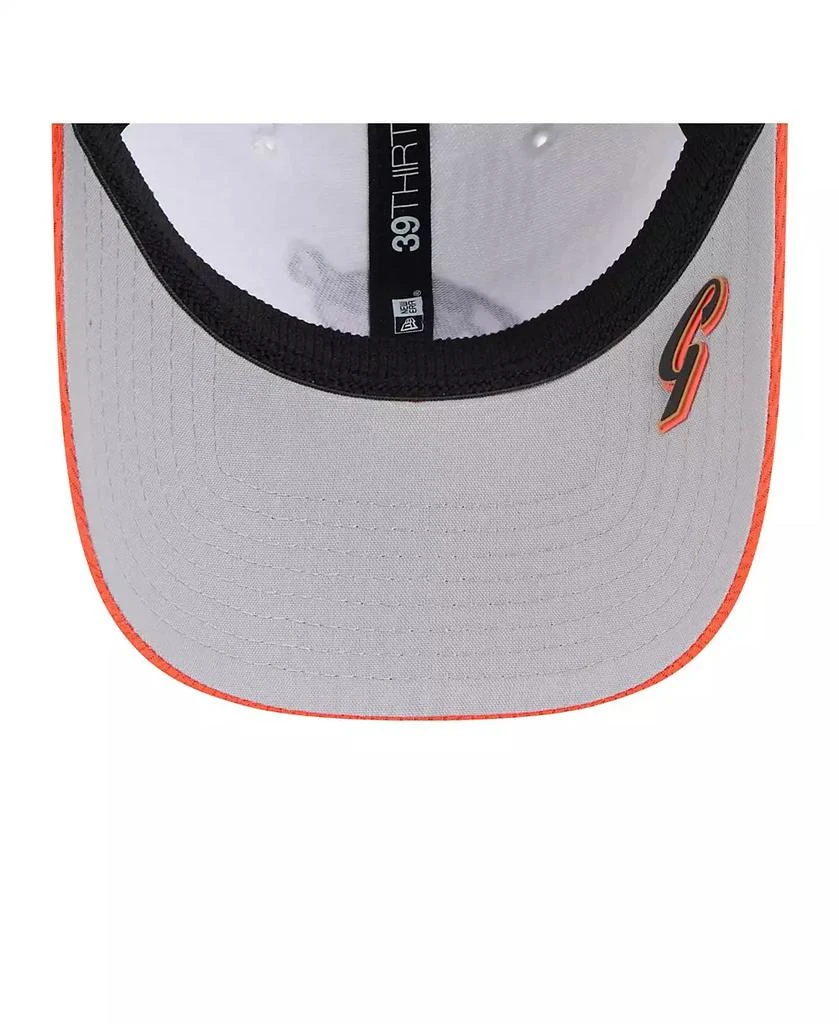 商品New Era|Men's Black/Orange San Francisco Giants 2025 MLB Clubhouse 39THIRTY Flex Hat,价格¥301,第2张图片详细描述