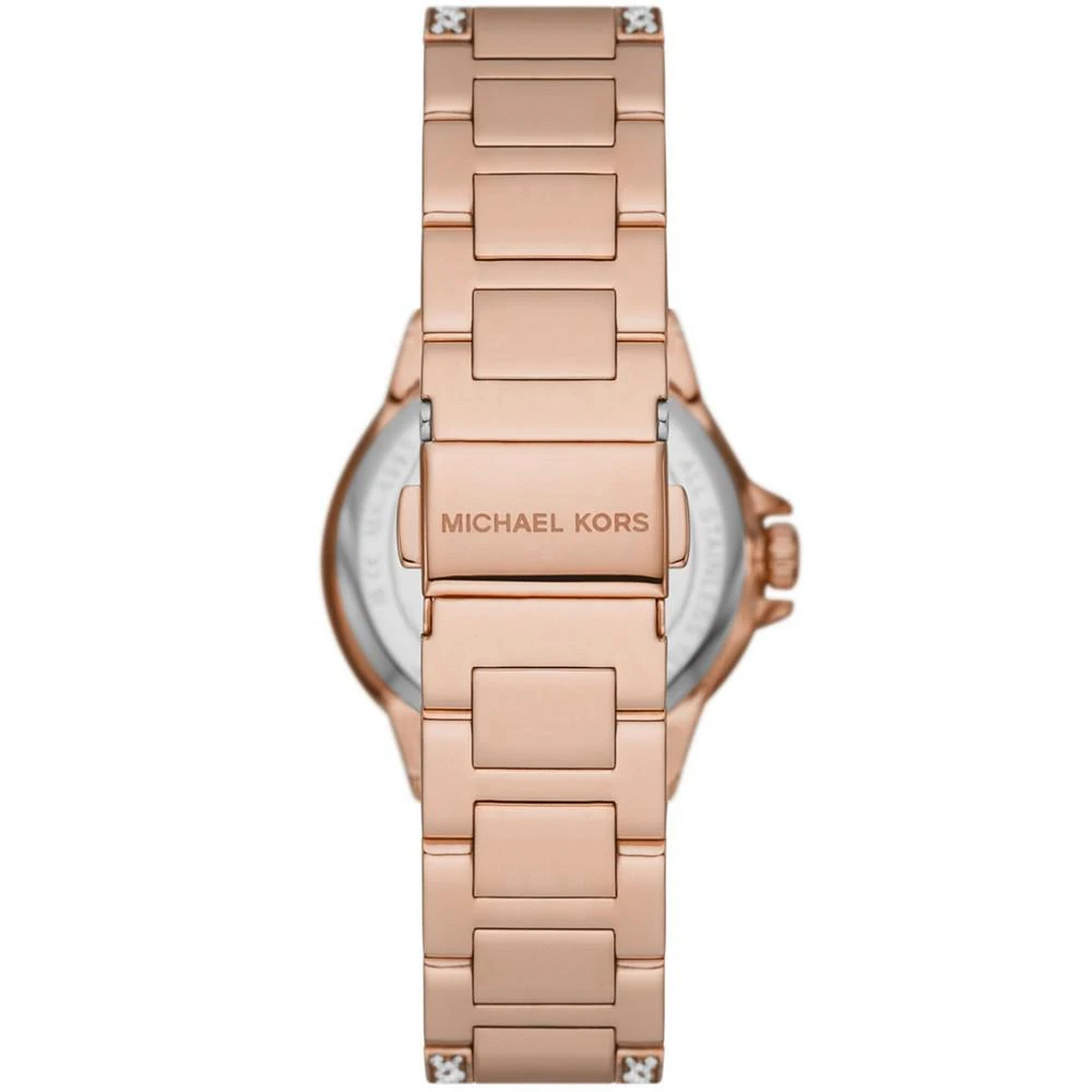 商品Michael Kors|Women's Camille Rose Gold-Tone Stainless Steel Bracelet Watch, 33mm,价格¥1692,第2张图片详细描述