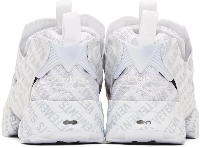 商品Vetements|White Reebok Classics Edition Logo Emoji Instapump Fury Sneakers,价格¥2224,第4张图片详细描述
