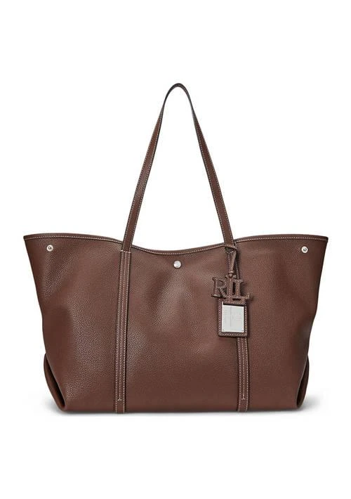 商品Ralph Lauren|Ralph Lauren Pebbled Leather Large Emerie Tote Bag,价格¥1697,第2张图片详细描述
