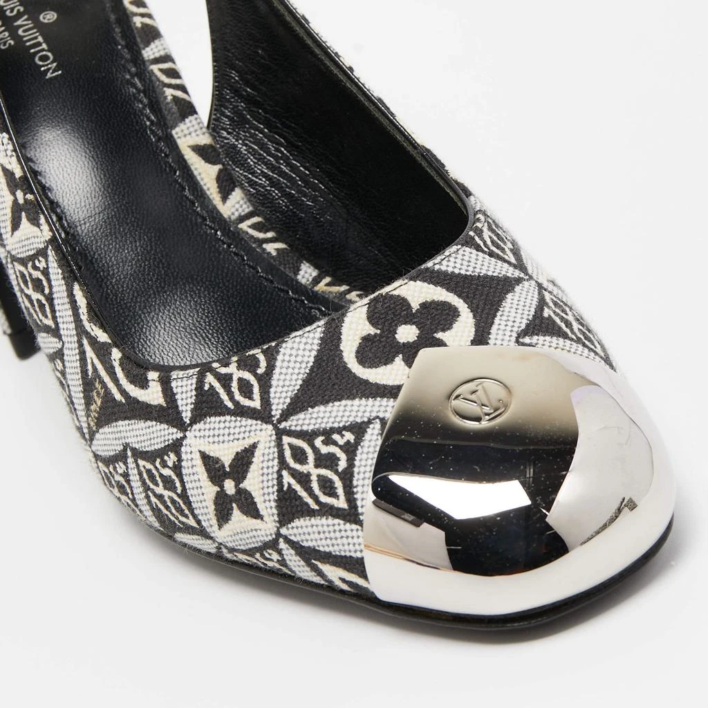 Louis Vuitton Monochrome 1854 Monogram Canvas Slingback Pumps Size 36 商品