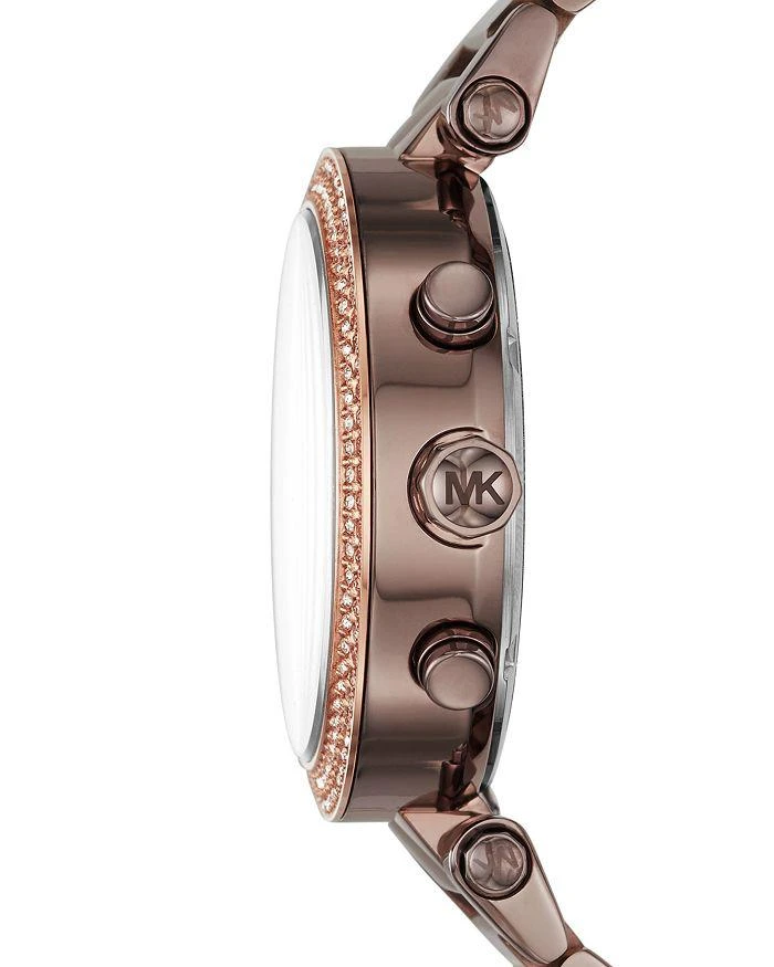 商品Michael Kors|Parker Pavé Chronograph Bracelet Watch, 39mm,价格¥2055,第2张图片详细描述