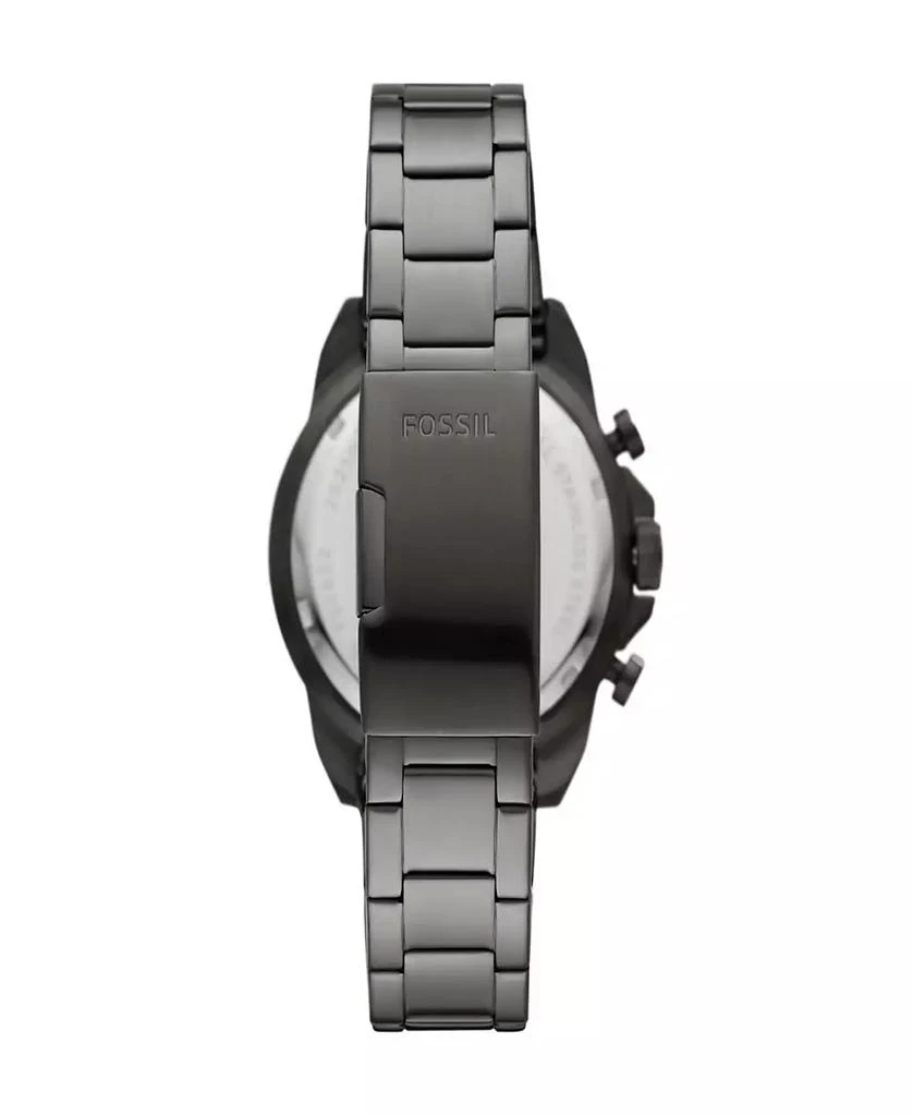 商品Fossil|Men's Bronson Chronograph Gray Stainless Steel Bracelet Watch 44mm,价格¥1458,第2张图片详细描述