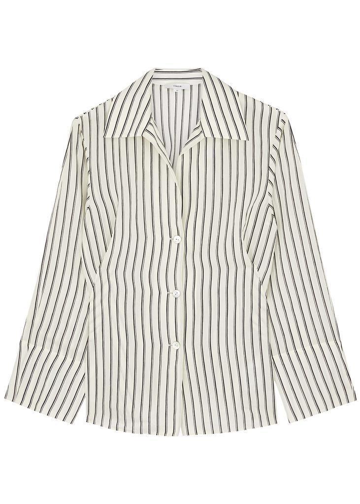 商品Vince|Striped rayon-blend shirt,价格¥2810,第1张图片