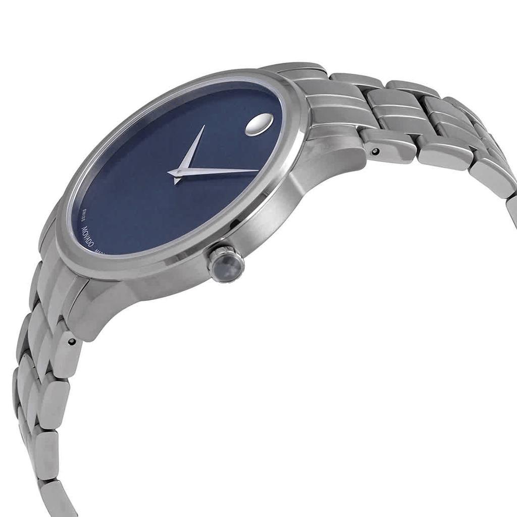 商品Movado|Movado Quartz Blue Dial Mens Watch 0607534,价格¥5179,第4张图片详细描述