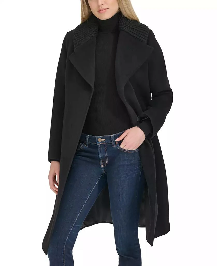 商品Cole Haan|Women's Shawl Collar Wool-Blend Coat,价格¥1197,第5张图片详细描述