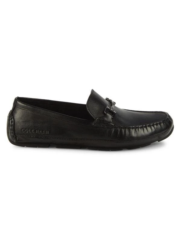 商品Cole Haan|Grand.OS Wyatt Leather Bit Loafers,价格¥874,第1张图片