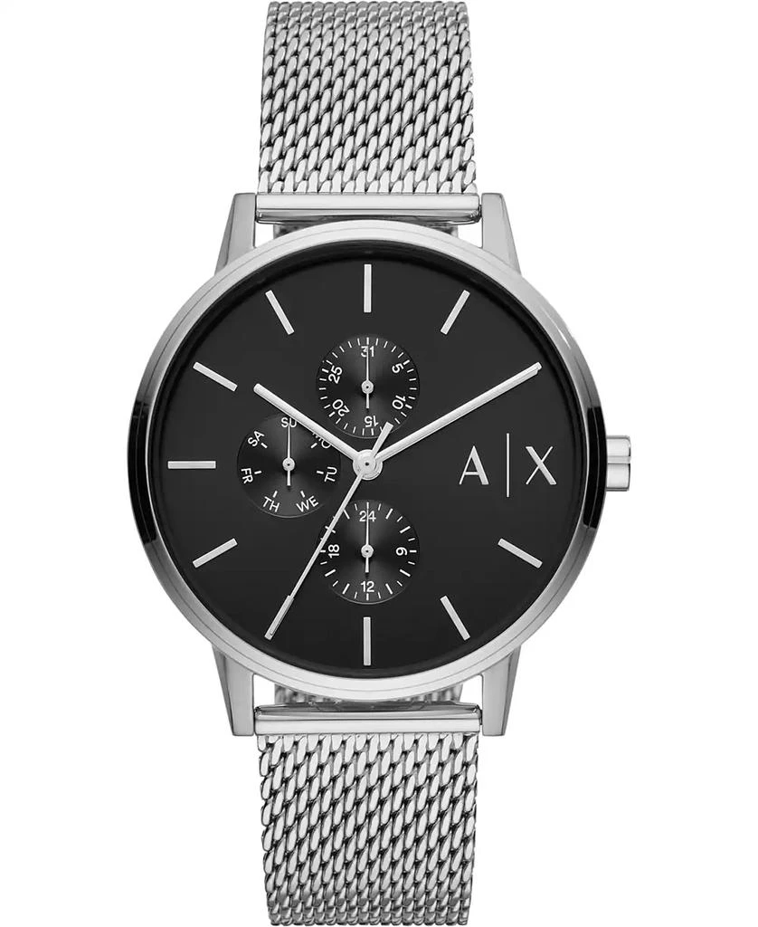 商品Armani Exchange|Men's Stainless Steel Mesh Bracelet Watch 42mm,价格¥1266,第1张图片